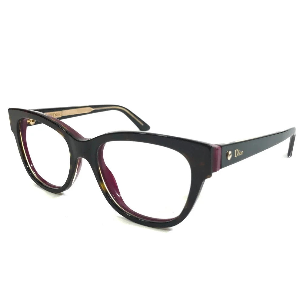 Christian Dior Eyeglasses Frames Montaigne n06 G90 Tortoise Purple 50-18-140